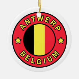 Adorno De Cerámica Amberes Bélgica
