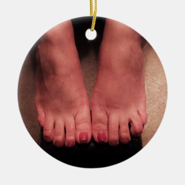 ADORNO DE CERÁMICA AMBOS PIES (Frente)