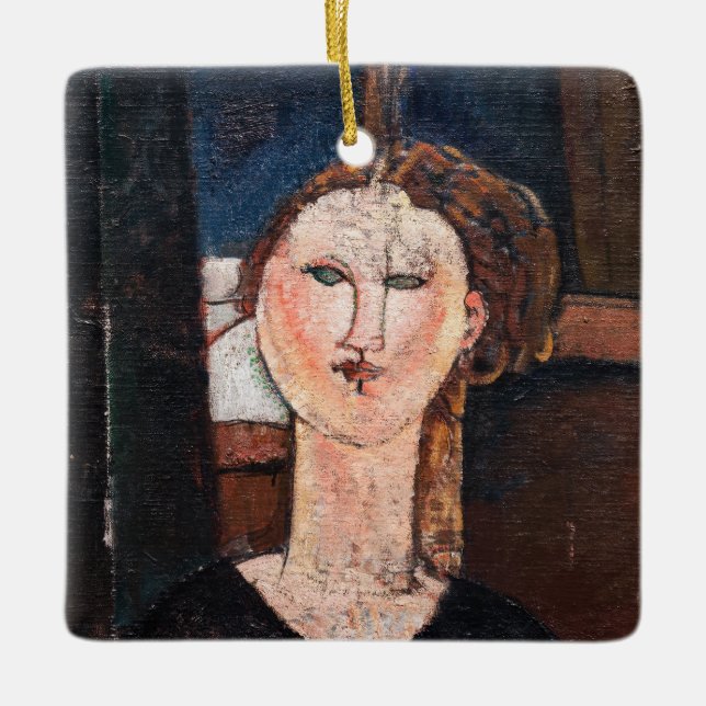Adorno De Cerámica Amedeo Modigliani - Antonia (Anverso)