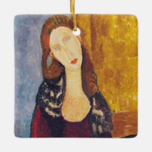 Adorno De Cerámica Amedeo Modigliani - Retrato Jeanne Hebuterne #2