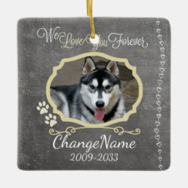 Adorno De Cerámica Ámele persiguen para siempre el recuerdo