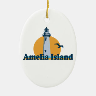 Adorno De Cerámica Amelia Island - diseño del faro