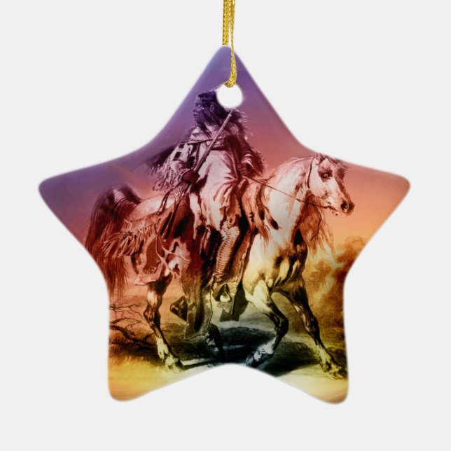 Adorno De Cerámica Americano nativo (Atrás)