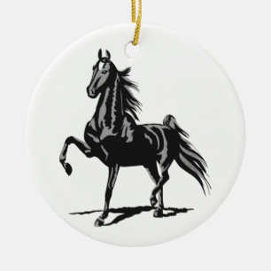 Adorno De Cerámica Americano Saddlebred