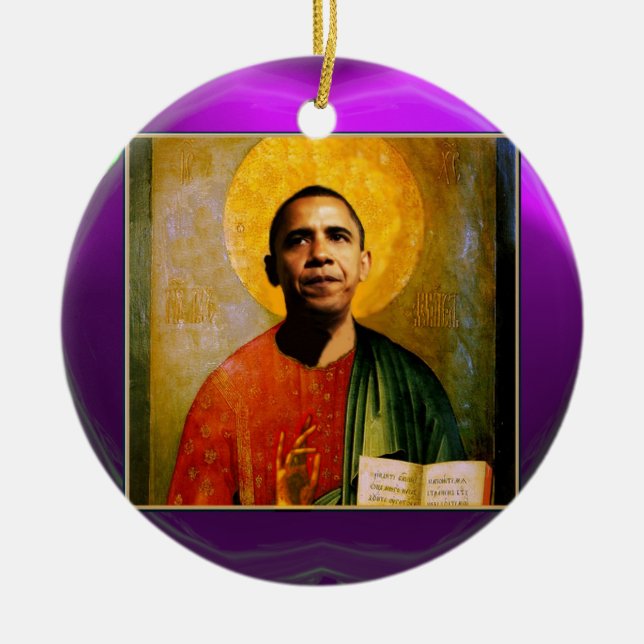 Adorno De Cerámica Ametismo púrpura de SANTOBAMA (Frente)