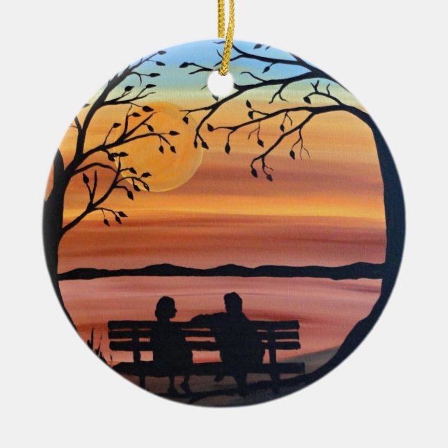 Adorno De Cerámica Amigos (Frente)