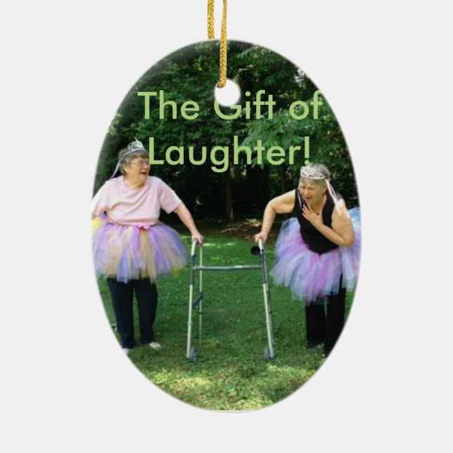 Adorno De Cerámica Amigos + Tutus = Tiempos divertidos (Atrás)