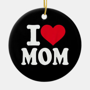Adorno De Cerámica Amo a mamá