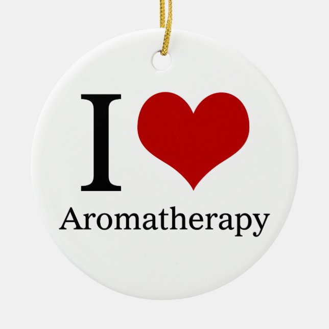 Adorno De Cerámica Amo Aromatherapy (Frente)