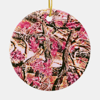 Adorno De Cerámica Amo Camo rosado