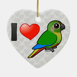Adorno De Cerámica Amo Conures Marrón-hinchado