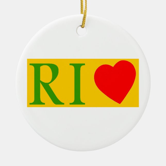 Adorno De Cerámica Amo de Río de Janeiro (Frente)