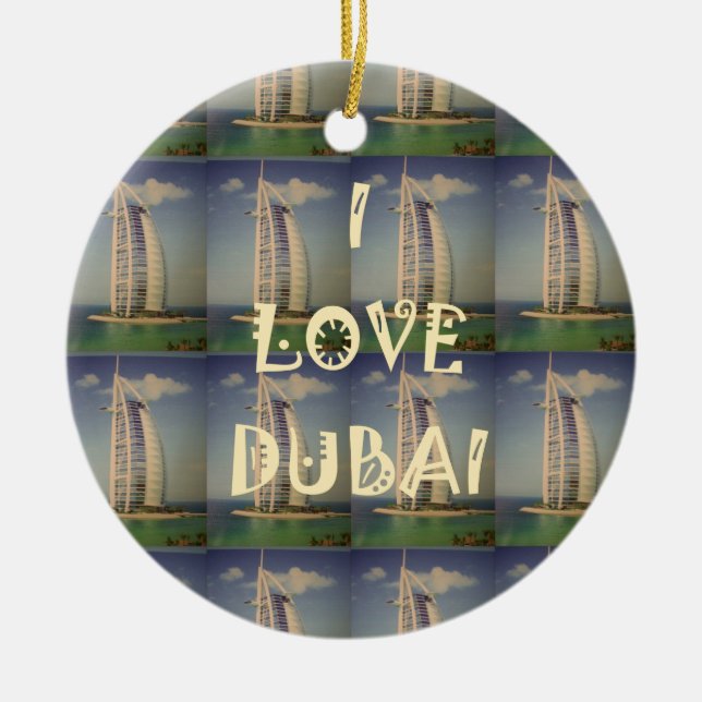 Adorno De Cerámica Amo Dubai (Frente)