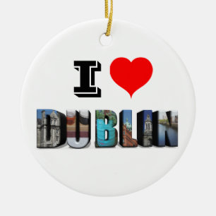 Adorno De Cerámica Amo Dublín Irlanda foto de viaje 3D
