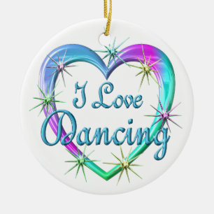 Adorno De Cerámica Amo el bailar