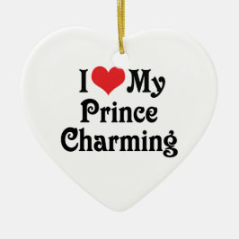 Adorno De Cerámica Amo El Encanto De Mi Príncipe