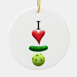Adorno De Cerámica Amo El Pickleball -