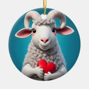 Adorno De Cerámica Amo Ewe