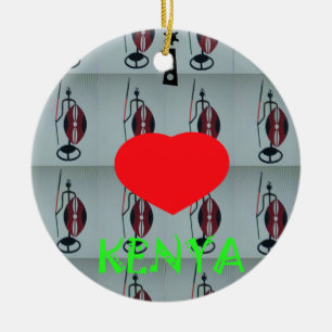 Adorno De Cerámica Amo Kenia