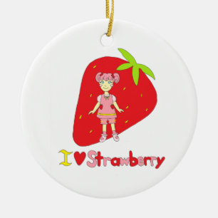 Adorno De Cerámica Amo la fresa
