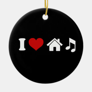 Adorno De Cerámica Amo la música de House