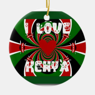 Adorno De Cerámica Amo los regalos de Hakuna Matata en Kenia