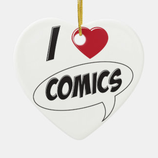 Adorno De Cerámica ¡Amo los tebeos! *Heart*