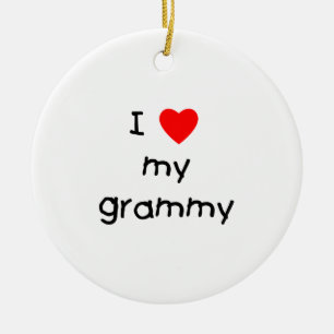 Adorno De Cerámica Amo mi Grammy