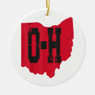 Adorno De Cerámica Amo Mi Guión Hogar Ohio Buckeye State