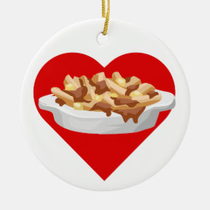Adorno De Cerámica Amo poutine
