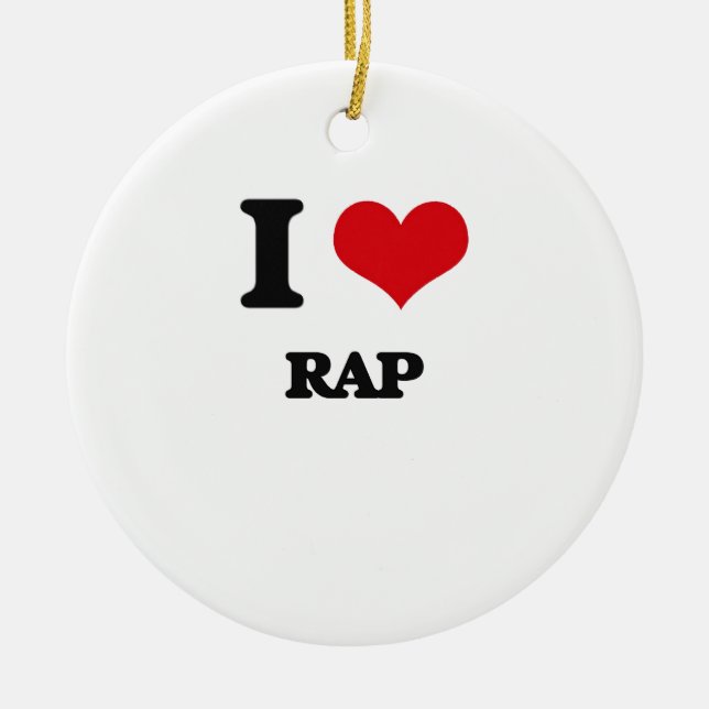 Adorno De Cerámica Amo RAP (Frente)