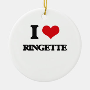 Adorno De Cerámica Amo Ringette