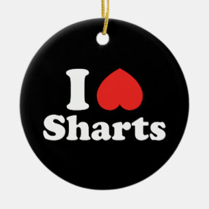 Adorno De Cerámica Amo Sharts Pelota de Ping Pong