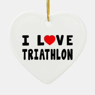 Adorno De Cerámica Amo Triathlon