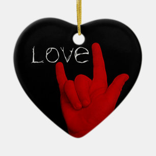 ADORNO DE CERÁMICA AMOR