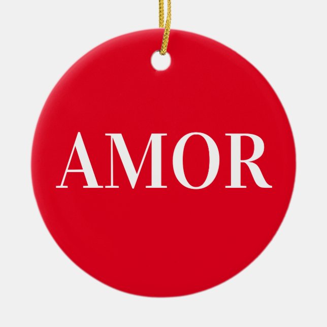 Adorno De Cerámica Amor (Frente)