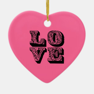 ADORNO DE CERÁMICA AMOR