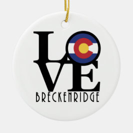 Adorno De Cerámica AMOR Breckenridge CO
