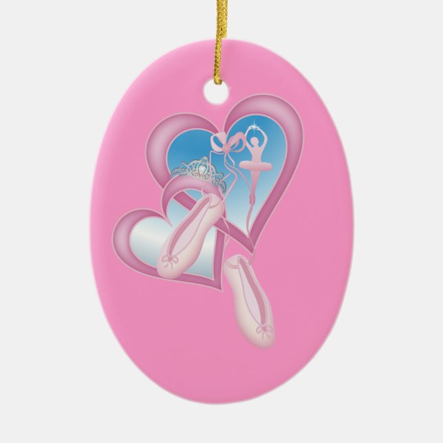 Adorno De Cerámica Amor de la bailarina (Frente)