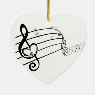 Adorno De Cerámica Amor de la música