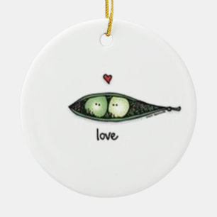 Adorno De Cerámica Amor de Peapod