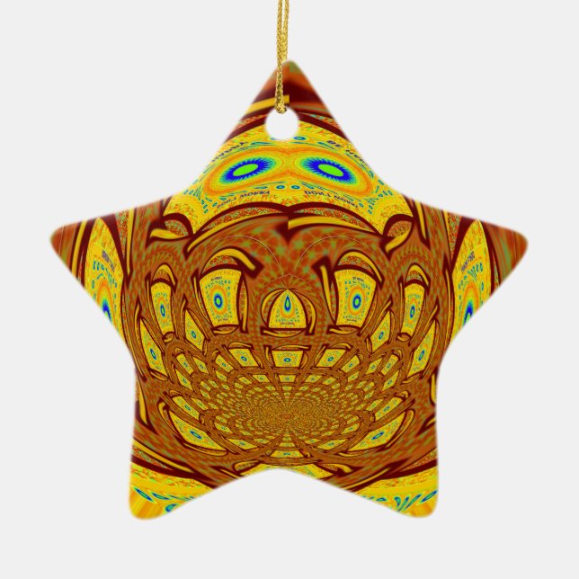 Adorno De Cerámica Amor del béisbol dorado (Frente)