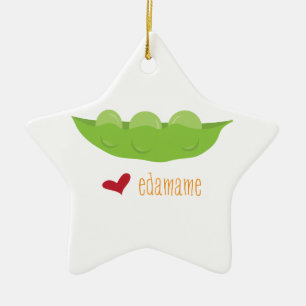 Adorno De Cerámica Amor Edamame
