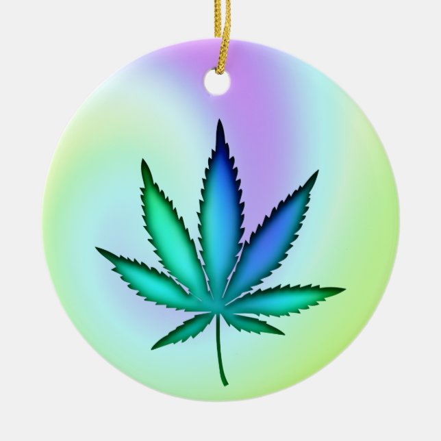 Adorno De Cerámica Amor en arco iris (Frente)