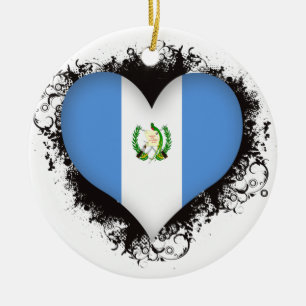 Adorno De Cerámica Amor Guatemala del vintage I