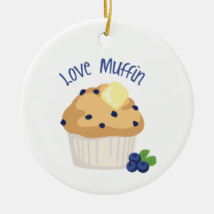 Adorno De Cerámica Amor Muffin