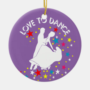 Adorno De Cerámica Amor por la danza