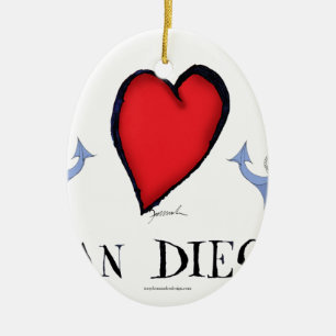 Adorno De Cerámica amor San Diego