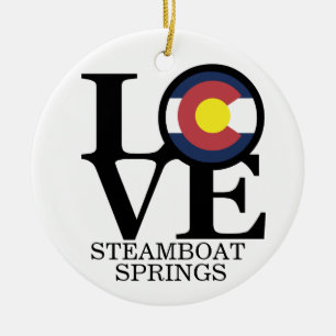 Adorno De Cerámica AMOR Steamboat Springs