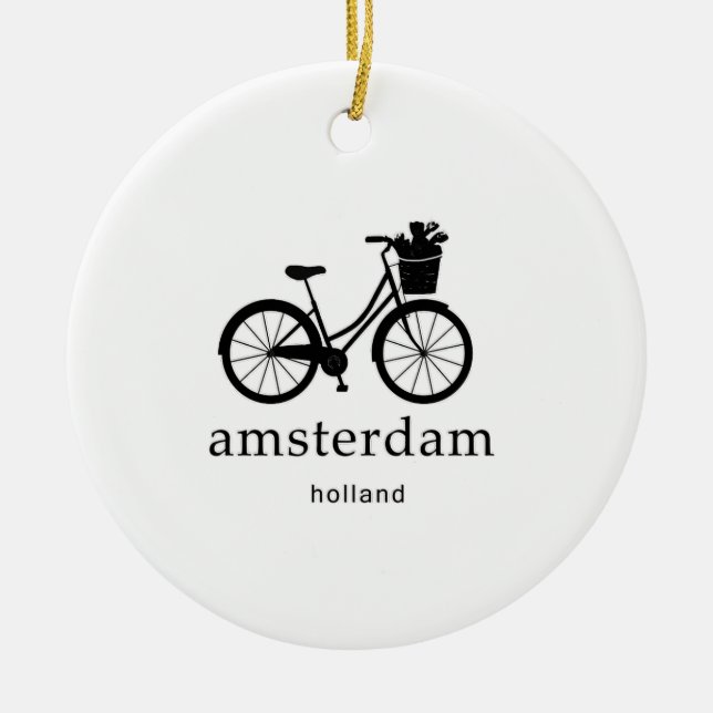 Adorno De Cerámica Ámsterdam (Frente)